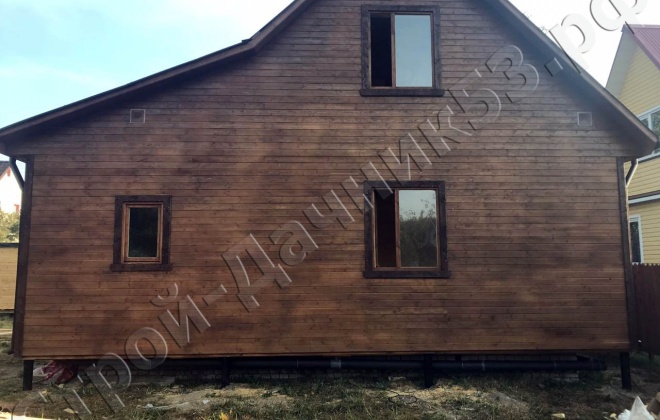 3 Каркасно-щитовой дом Д-2, 6×8,75 м², Московская область, Раменский район, деревня Ганусово (3)